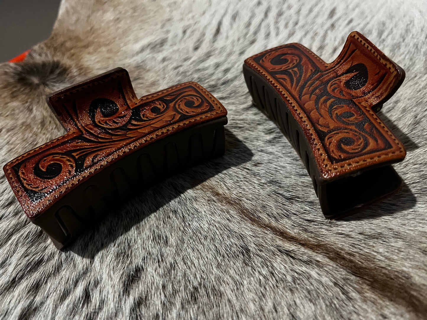 Western Paisley Hair Claw